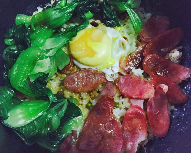 腊肠煲仔饭电饭锅版