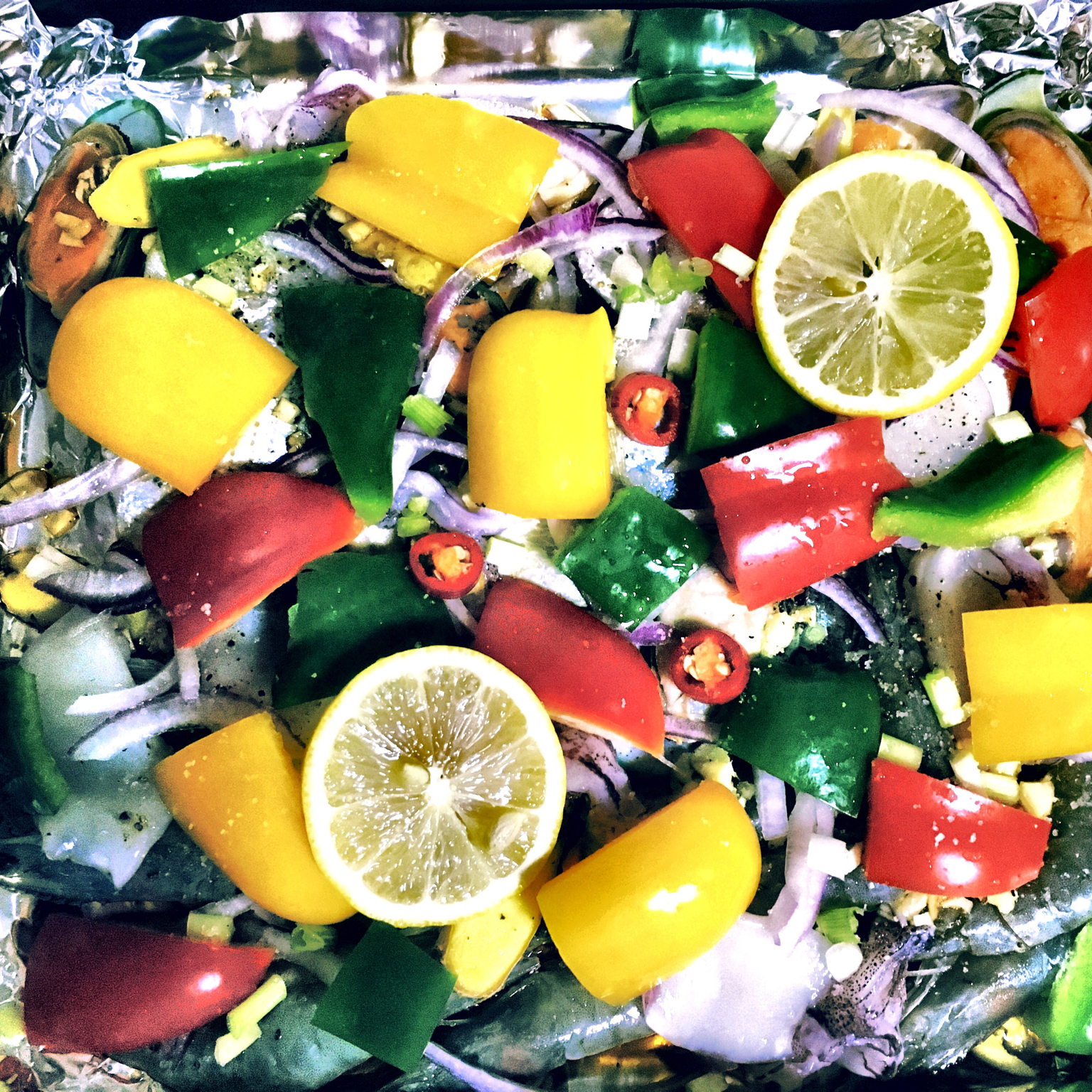 烤生蚝、烤鱼、烤海鲜