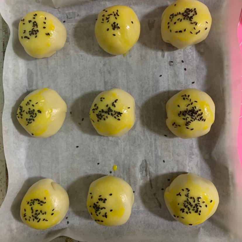 麻薯蛋黄酥《免揉面、不出膜‼️》