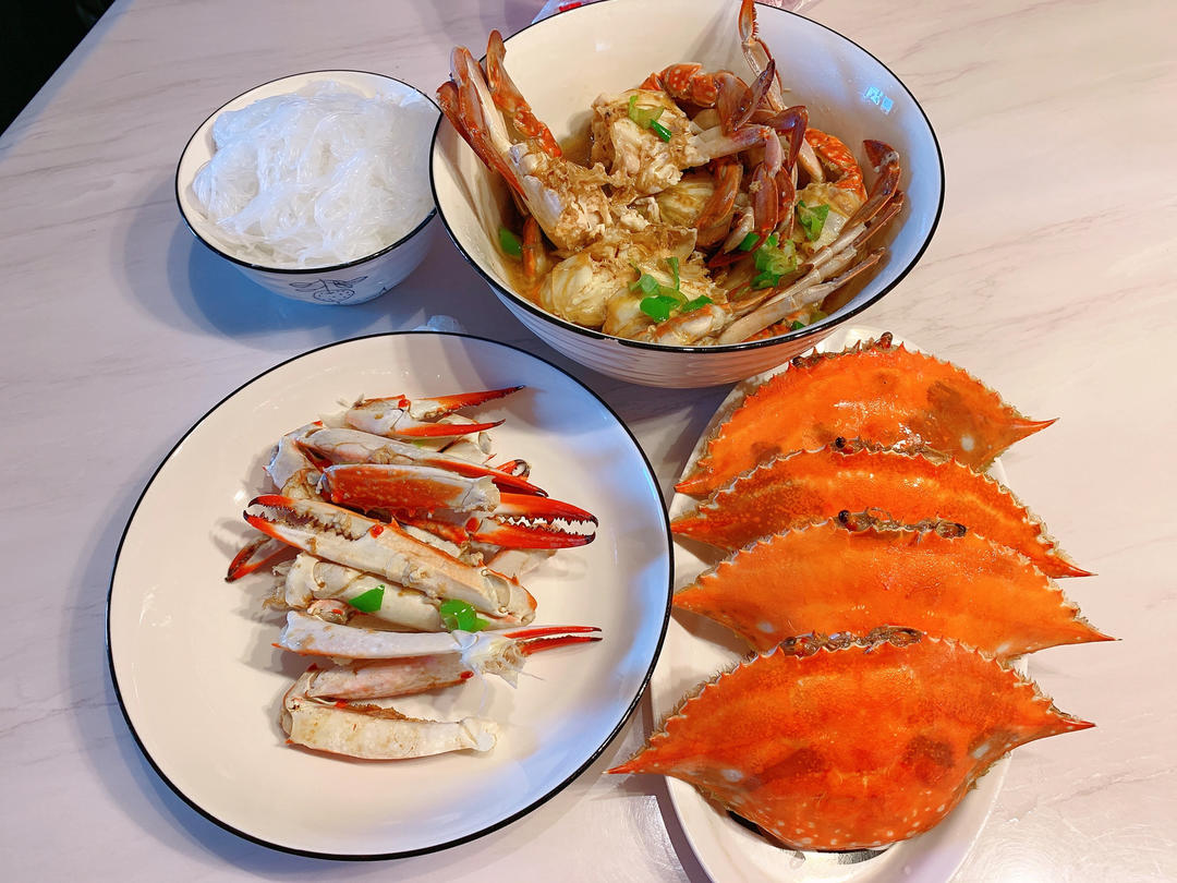 葱油梭子蟹