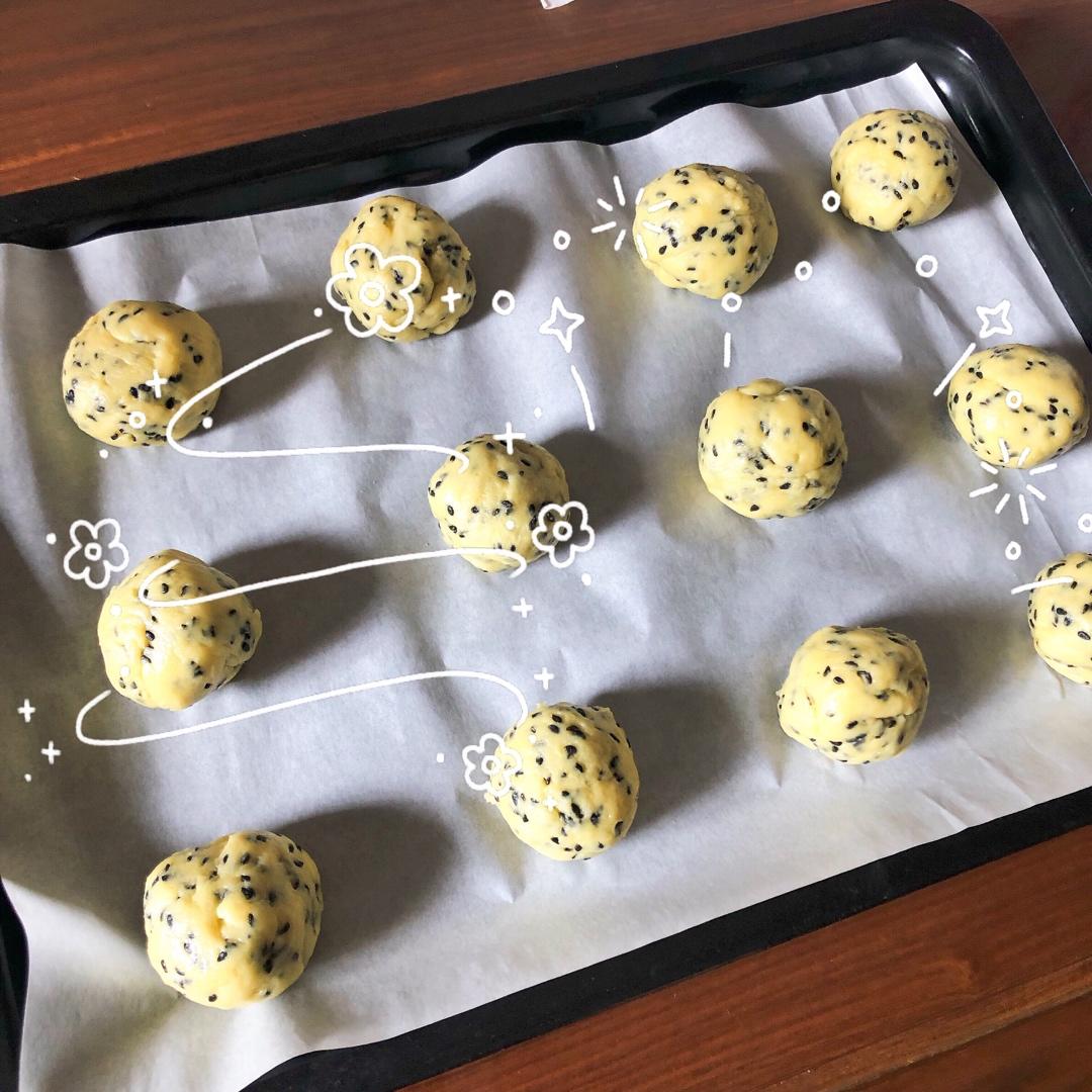 蓝黛麻薯面包