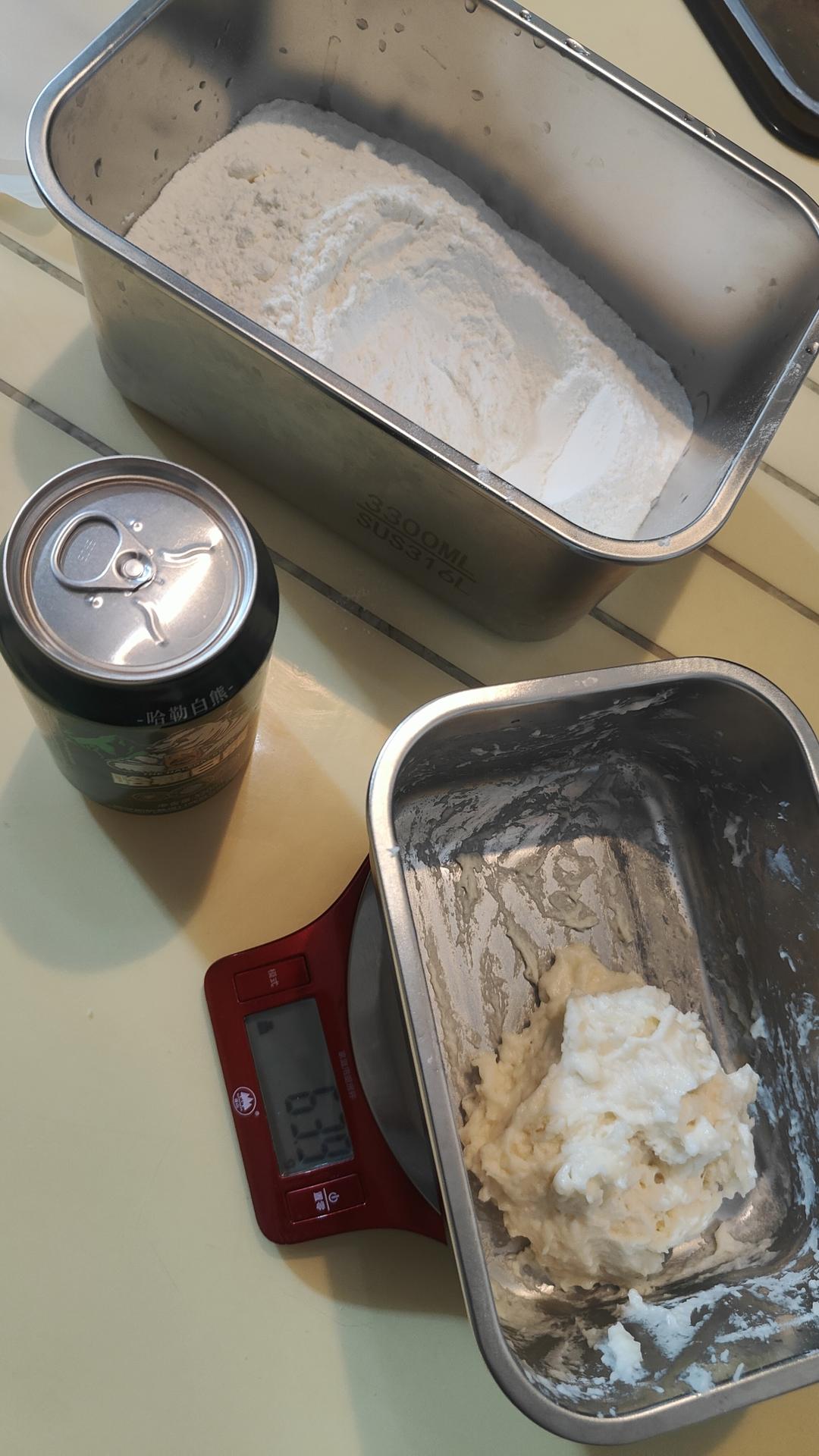 纯奶手撕吐司的做法 步骤1