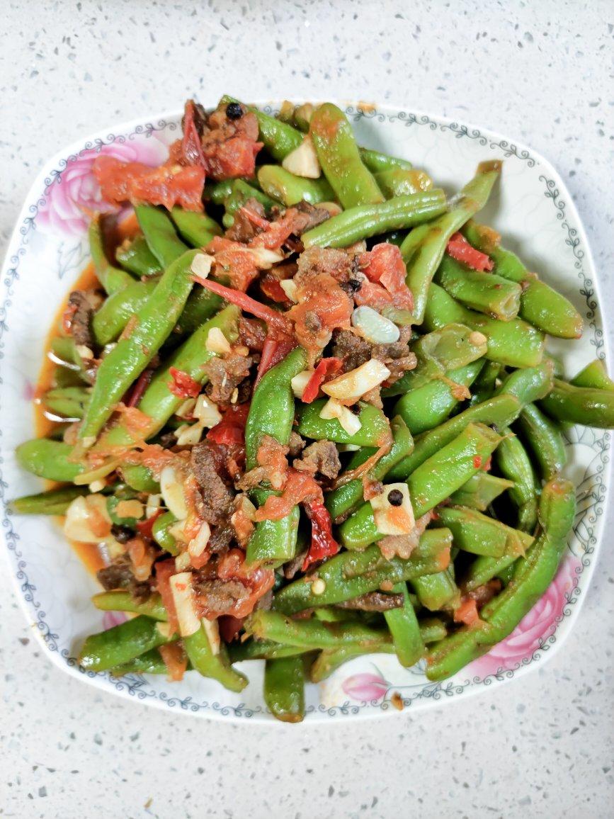 家常豆角炒肉