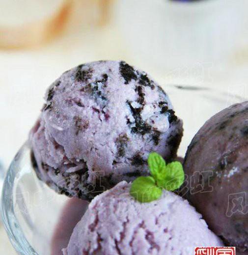 蓝莓乳酪冰淇淋的做法