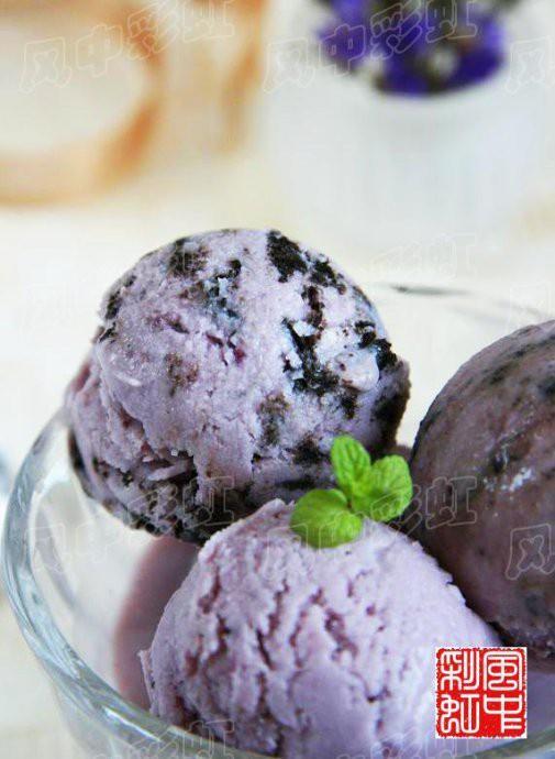 蓝莓乳酪冰淇淋的做法