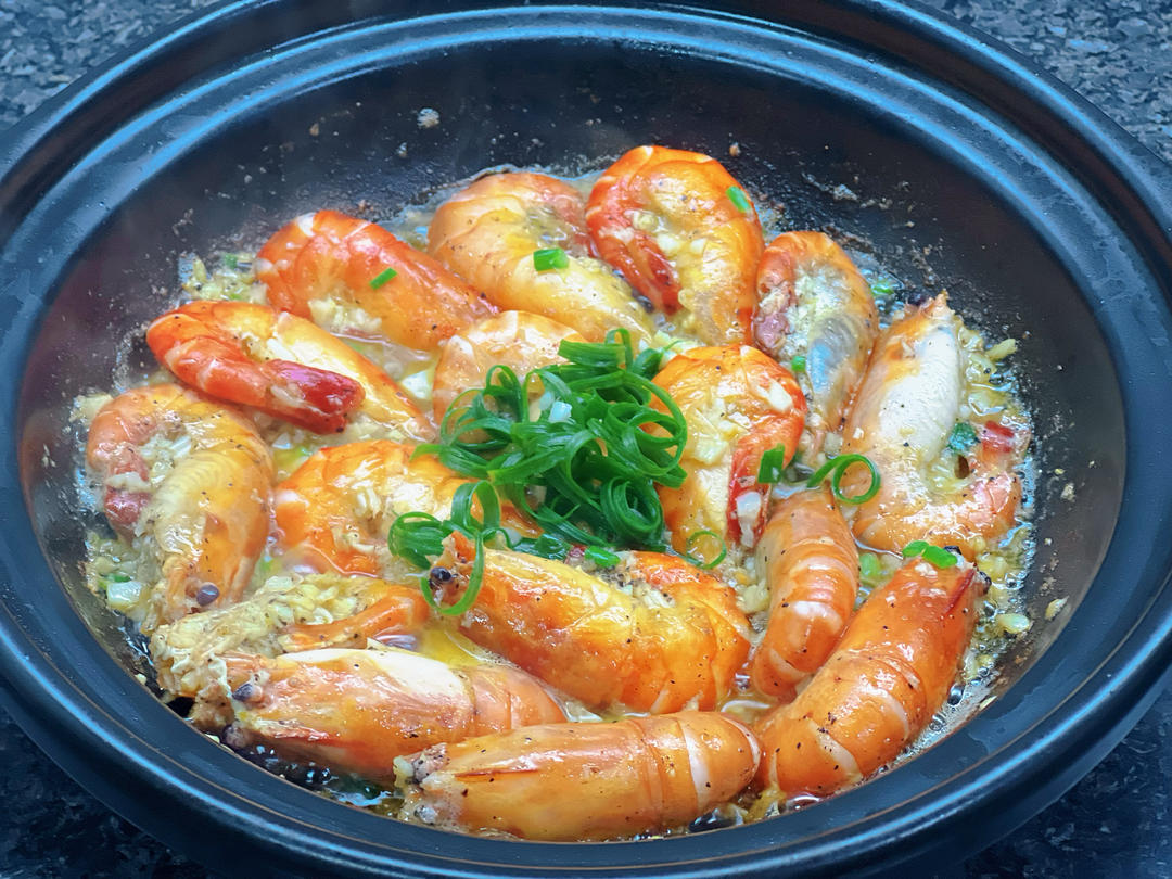 黄油胡椒虾