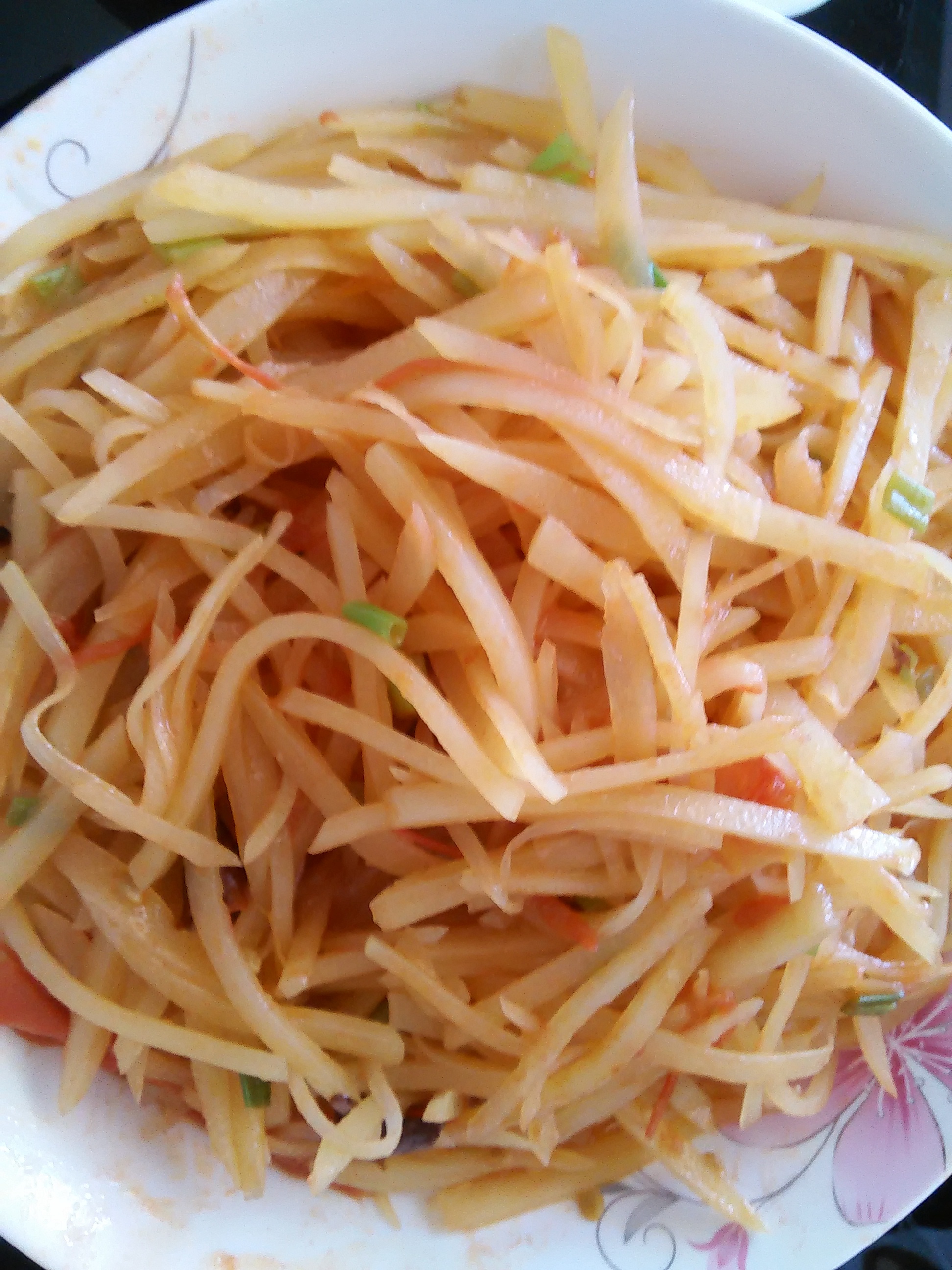 家常菜 酸辣土豆丝 玛格丽特er做的酸辣土豆丝