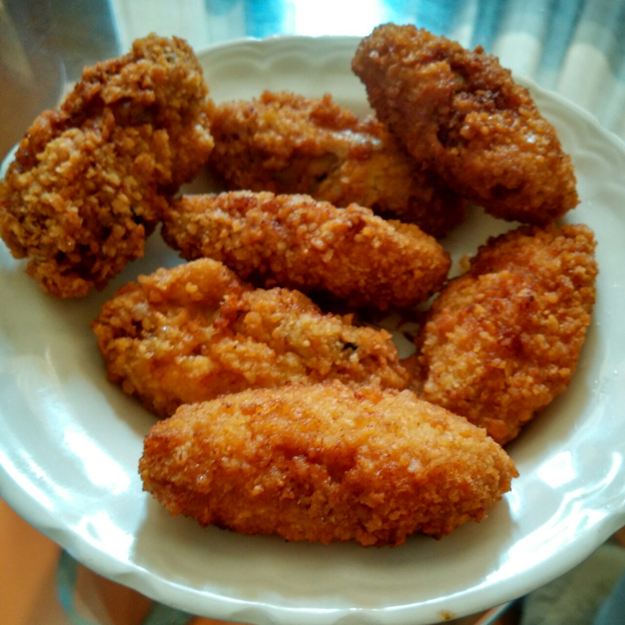 香脆辣味炸鸡翅