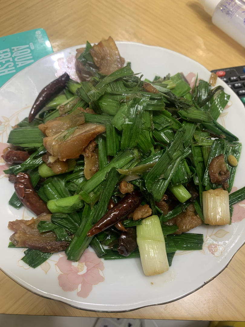 蒜苗炒腊肉