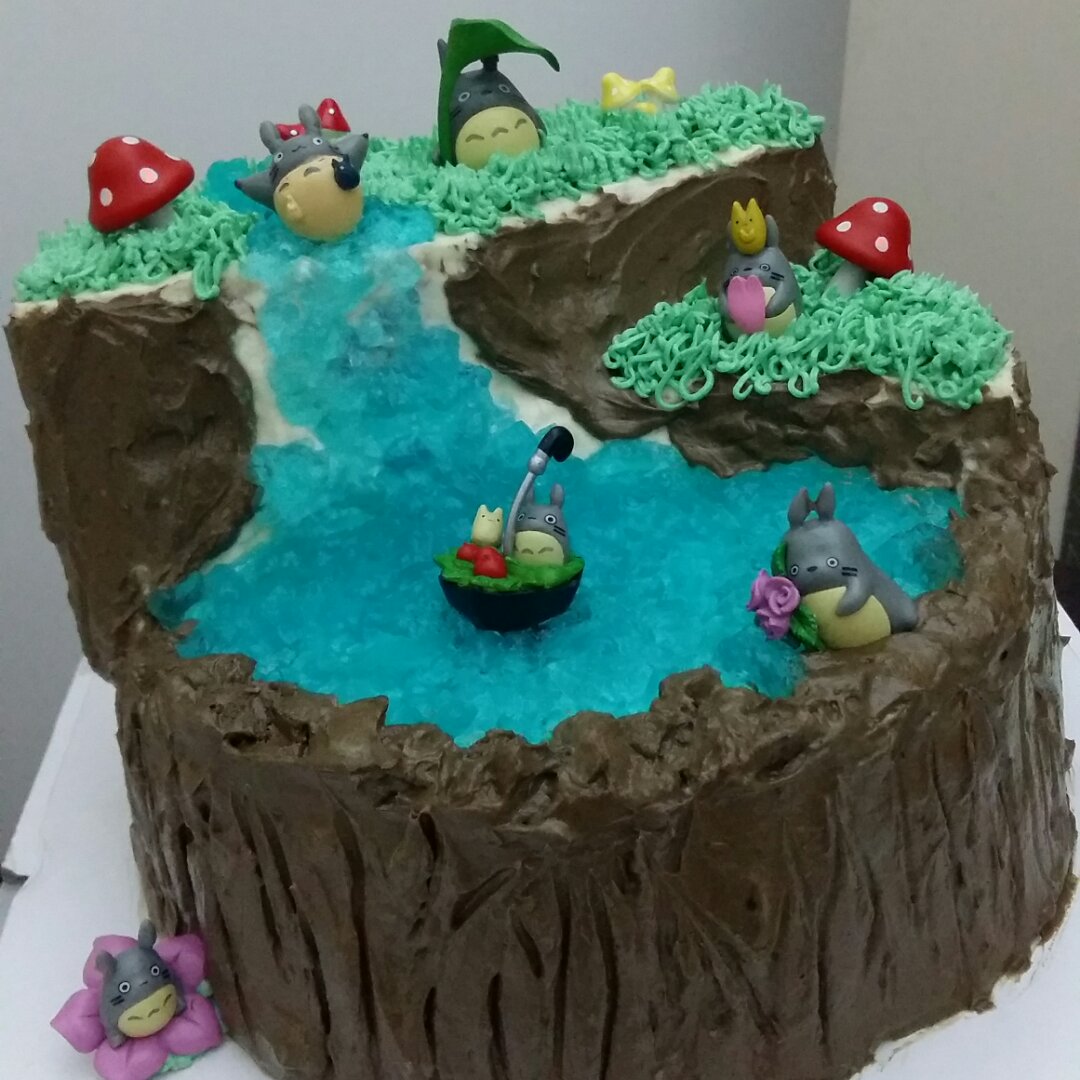 龙猫场景蛋糕