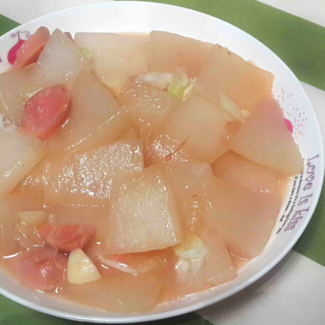 蚝油焖冬瓜