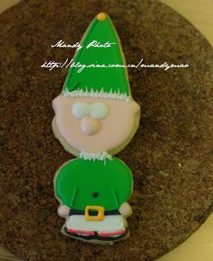 #2014圣诞节#圣诞糖霜饼干-圣诞小丑的做法 步骤16