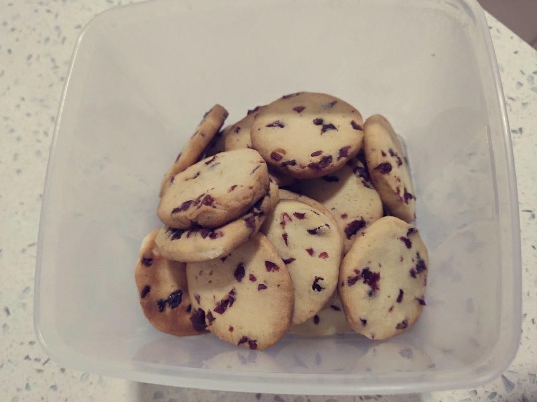 低糖少油版蔓越莓饼干