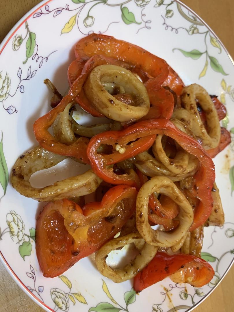 最好吃的酱爆鱿鱼圈