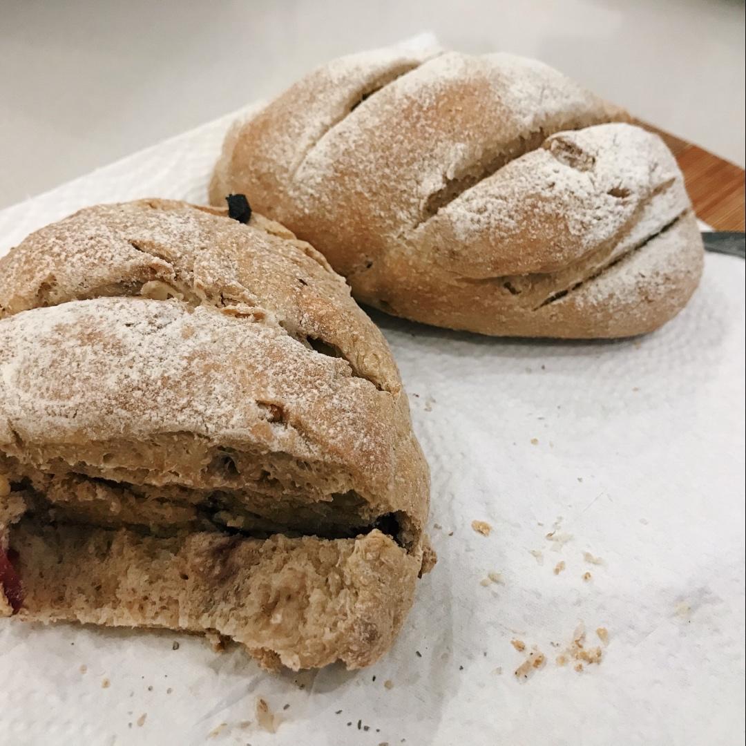 无油无糖无需手套膜的低脂全麦面包