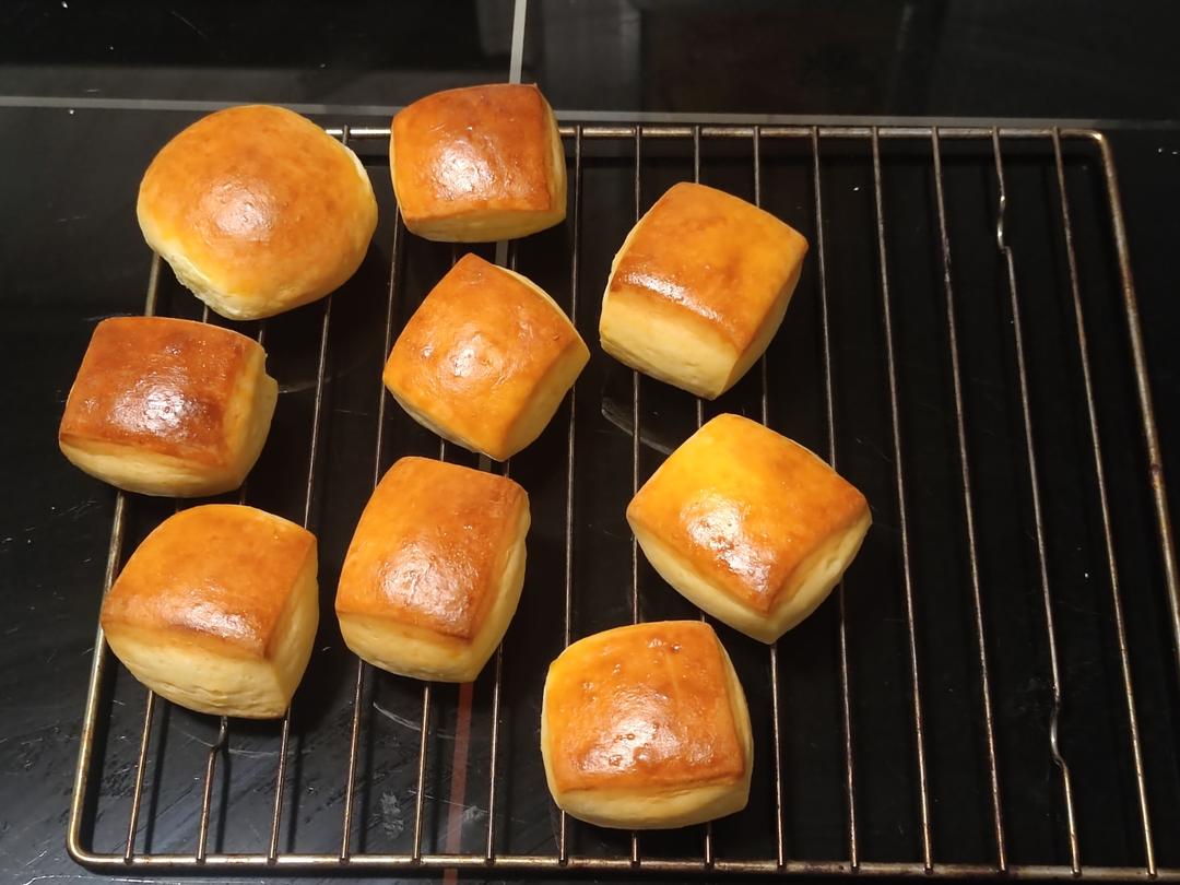 一次发酵牛奶面包小方
