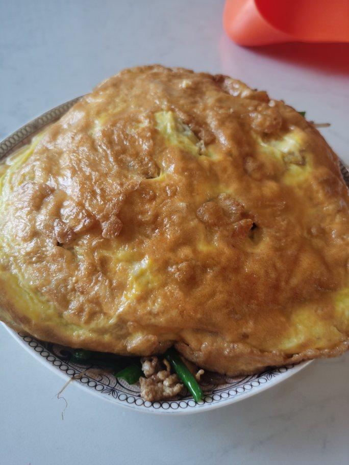 家庭版炒合菜【绿豆芽粉条炒鸡蛋】