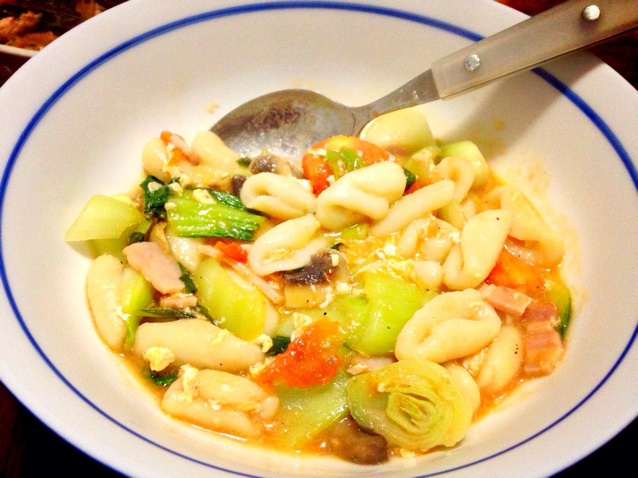 炒麻食儿（猫耳朵）
