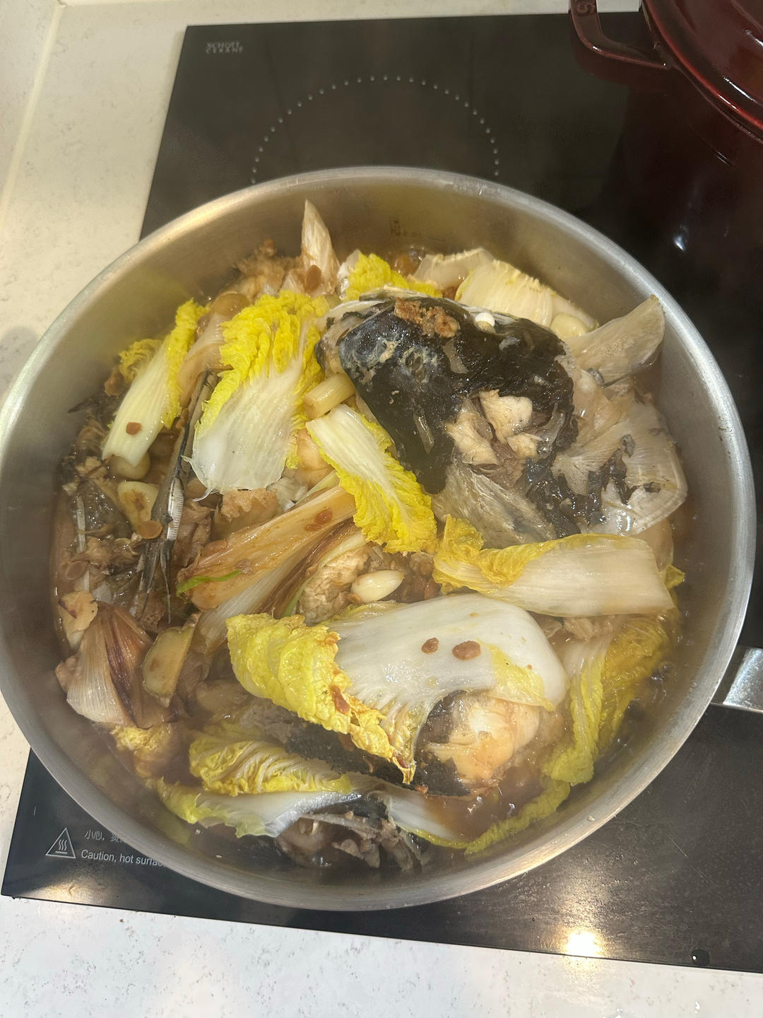 不煎不炸、软软嫩嫩酱烧吮指鱼头