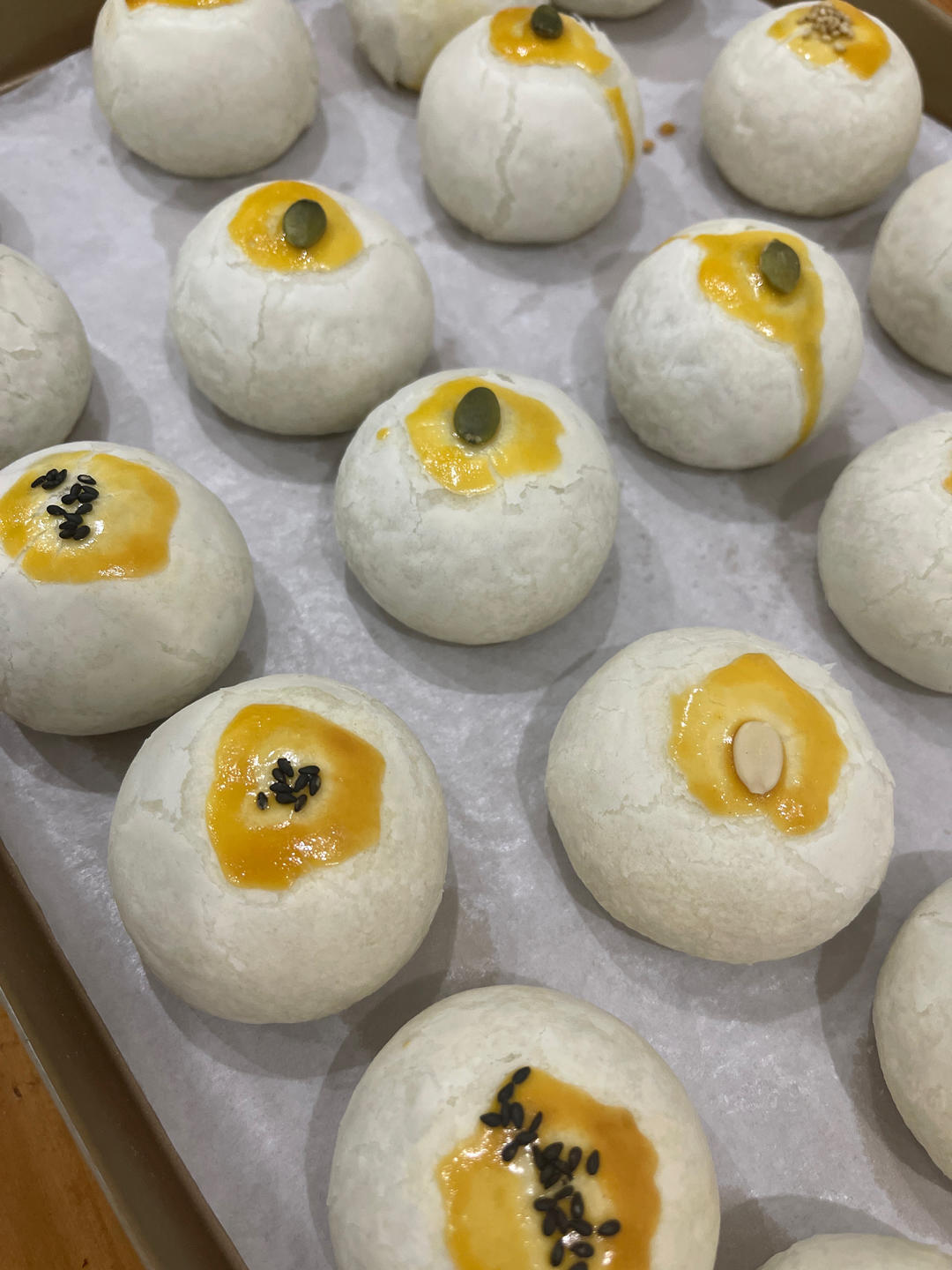 蛋黄酥，手工蛋黄酥