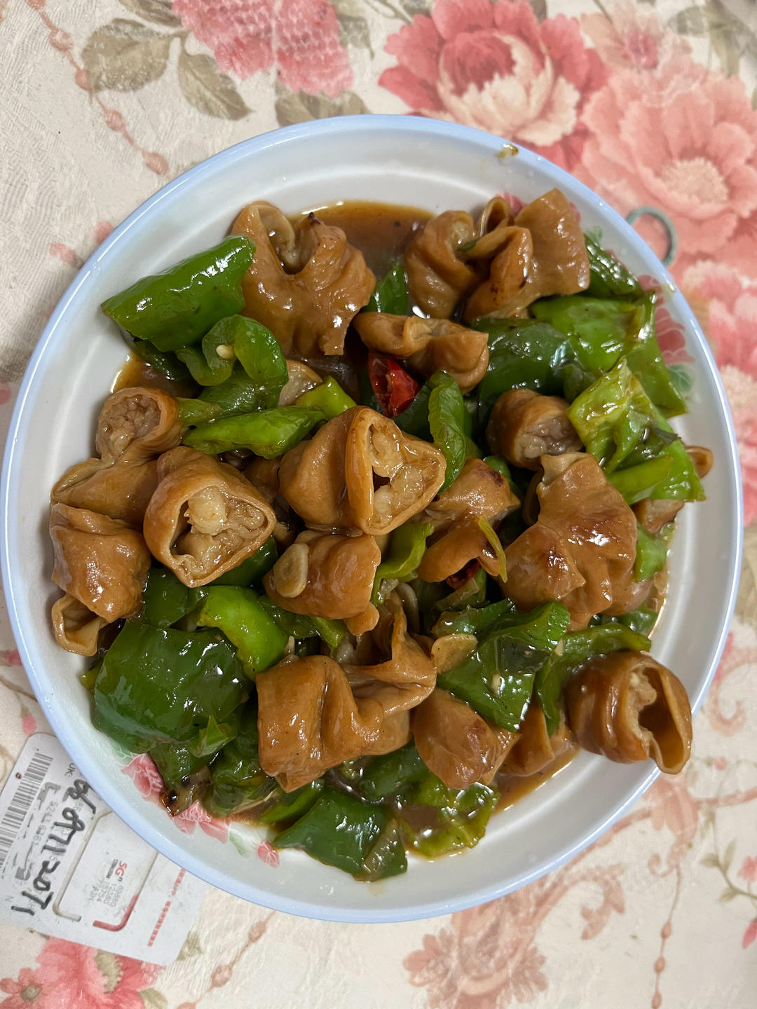 青椒肥肠