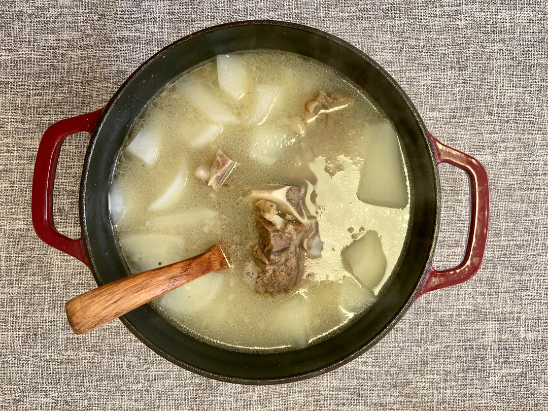 牛骨汤的做法