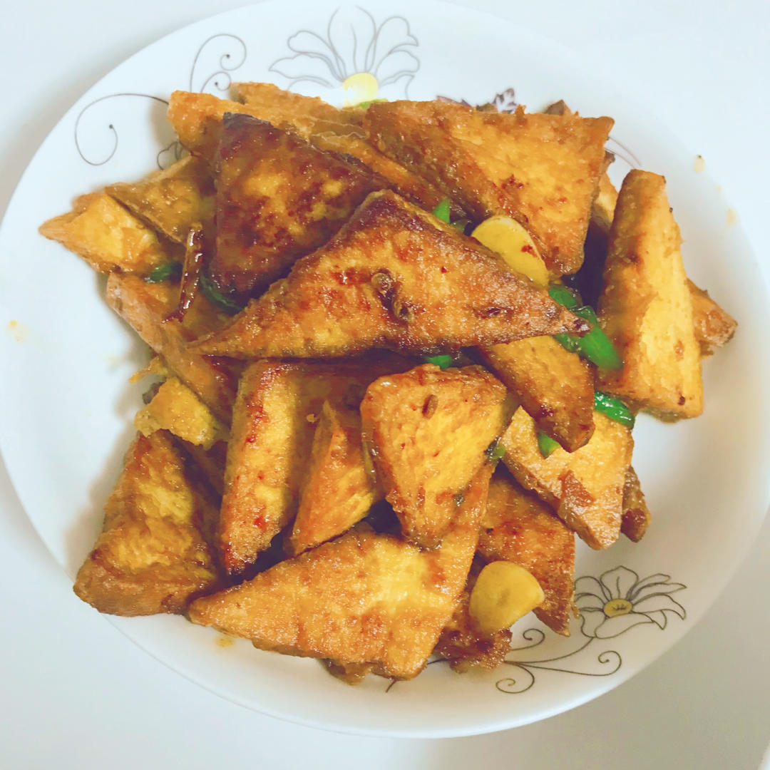焖煎豆腐