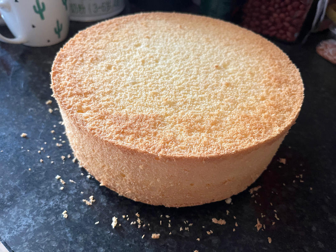 八寸戚风蛋糕（生日蛋糕坯）附六寸配单