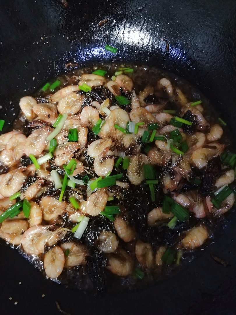 梅干菜虾的做法