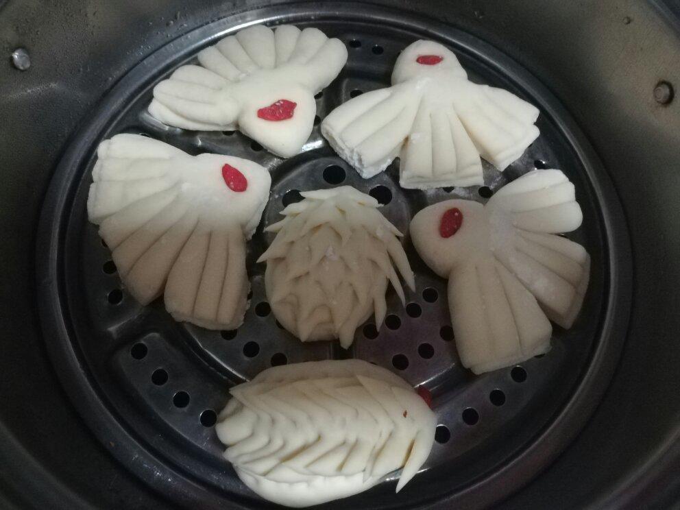 花样馒头 卡通小金鱼