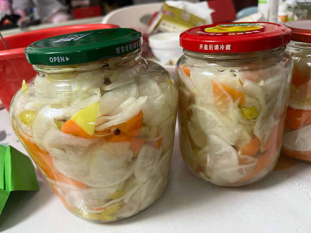 自制下饭泡椒萝卜片