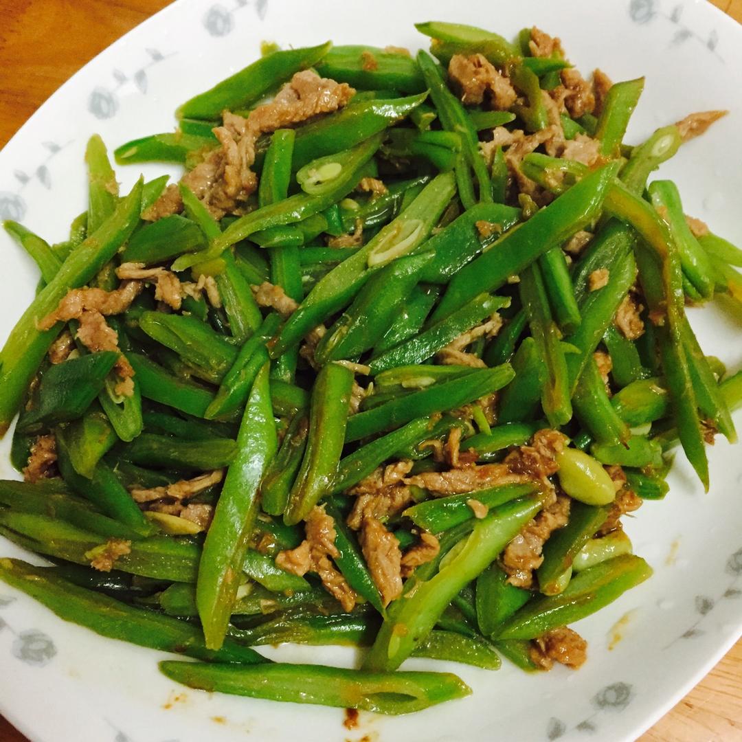 豆角丝炒肉