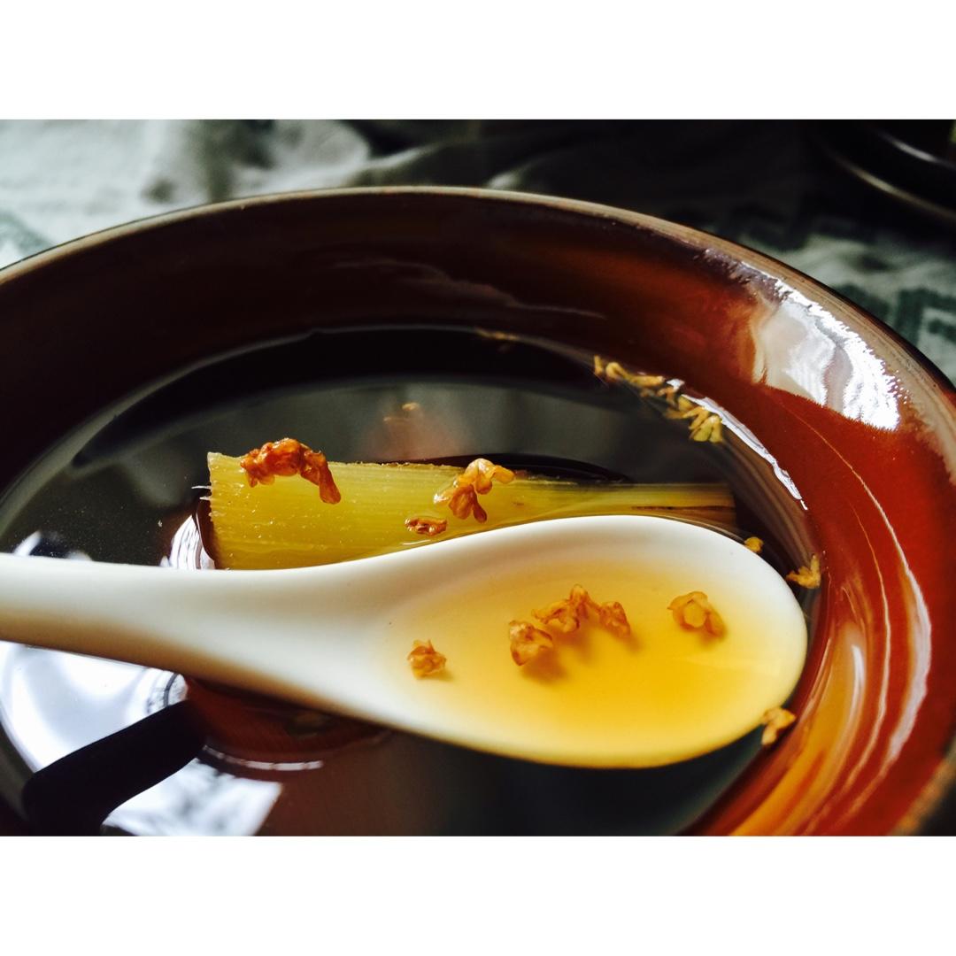 桂花红糖甘蔗糖水