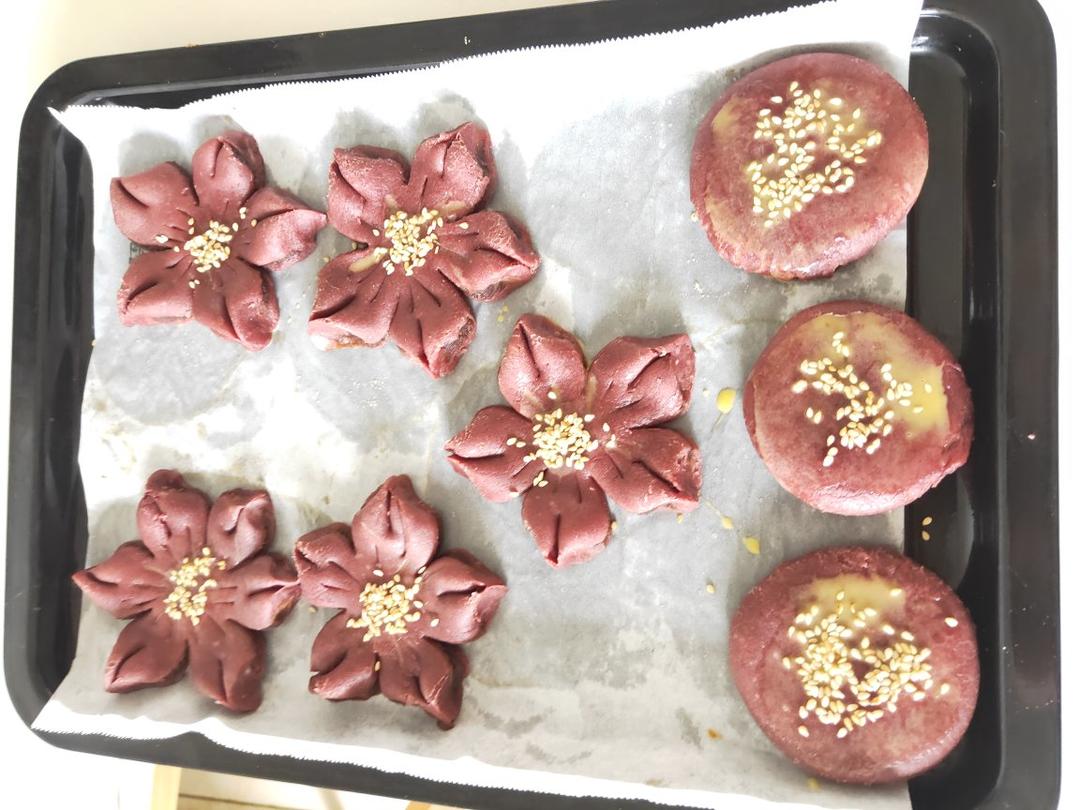 🌸详细！多种材料可替代的桃花酥