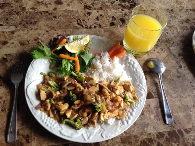 茄子绞肉咖喱饭