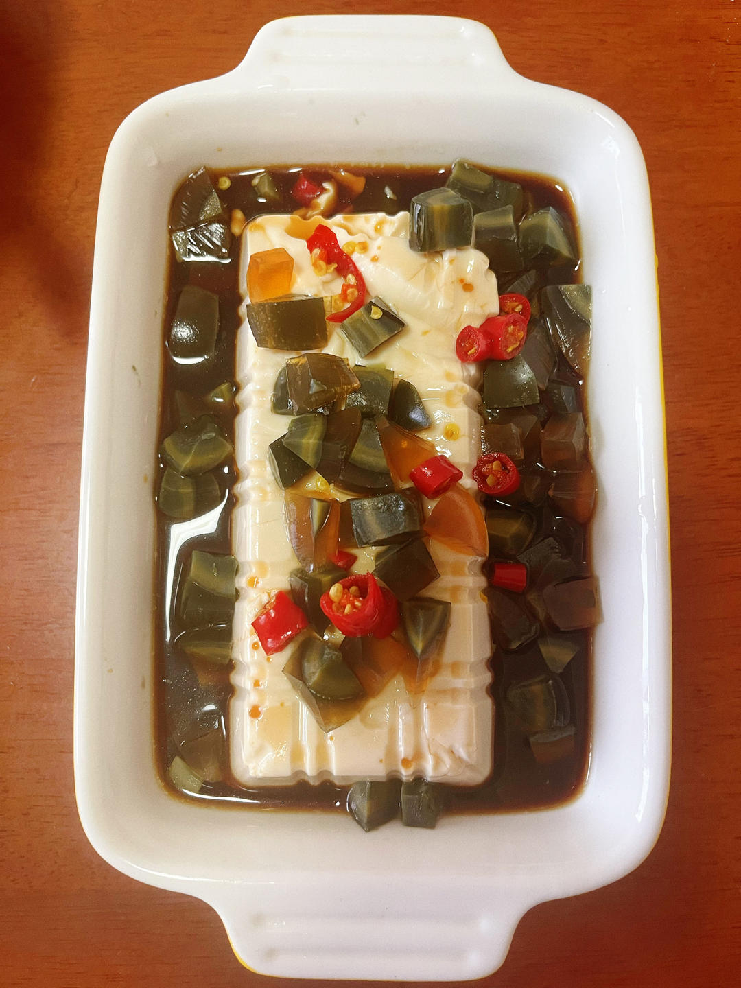 零厨艺清爽皮蛋豆腐