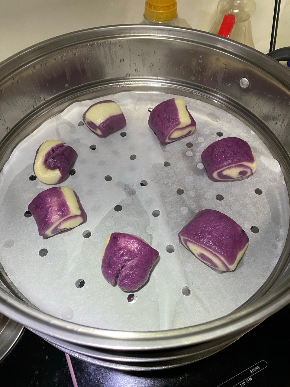 奶香紫薯千层包