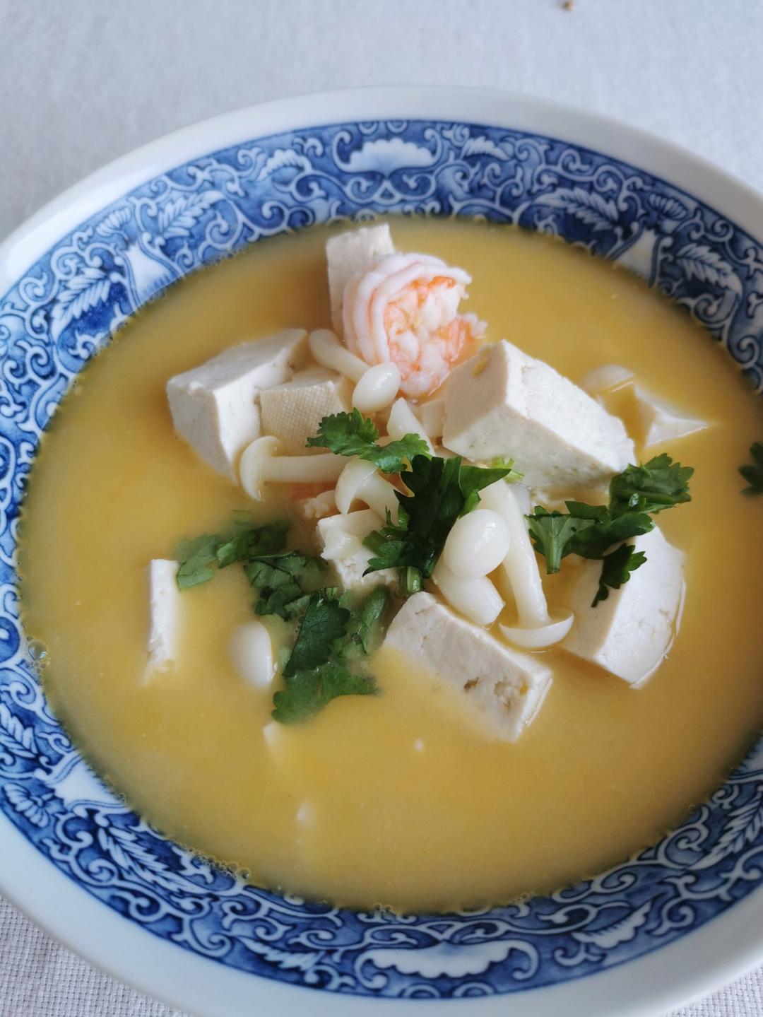 咸蛋豆腐汤