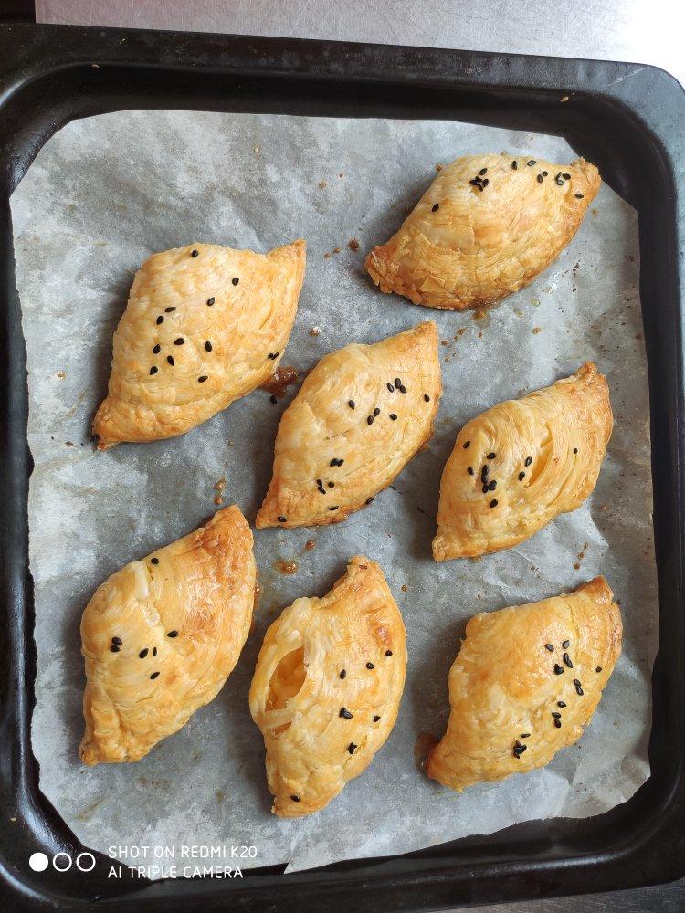 水果篮子秀做的苹果酥蛋挞皮版