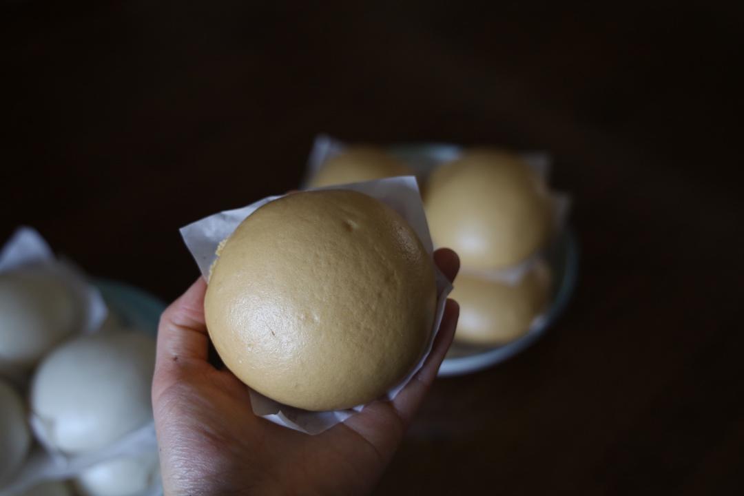 有着面包口感的红糖馒头（一次发酵）