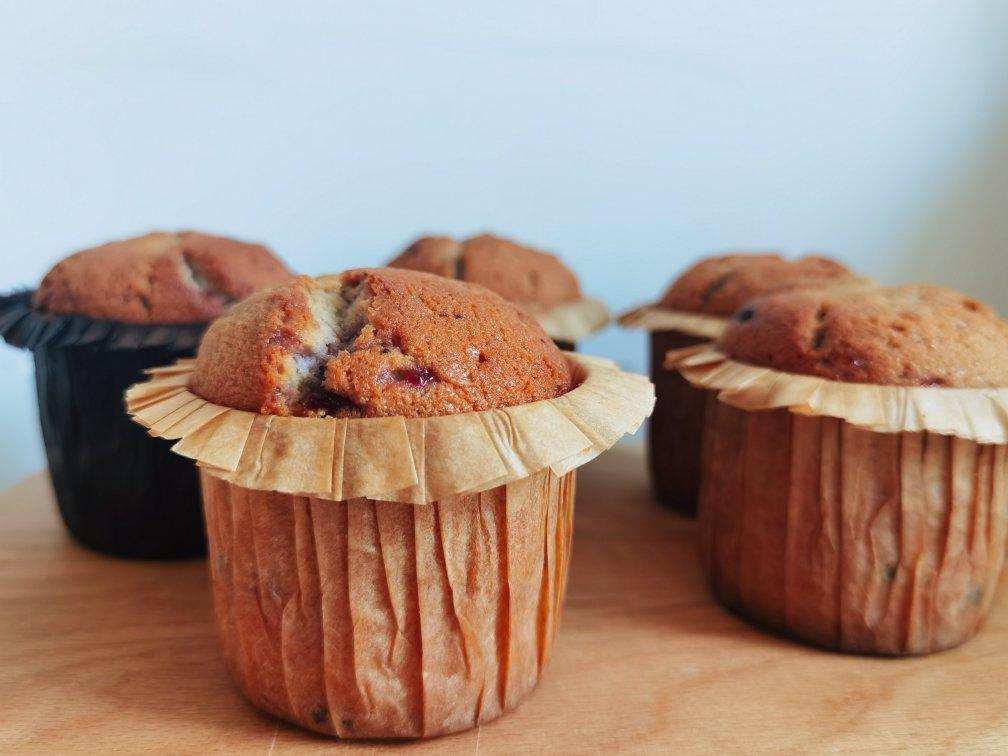 超松软的果酱麦芬，出炉遭疯抢