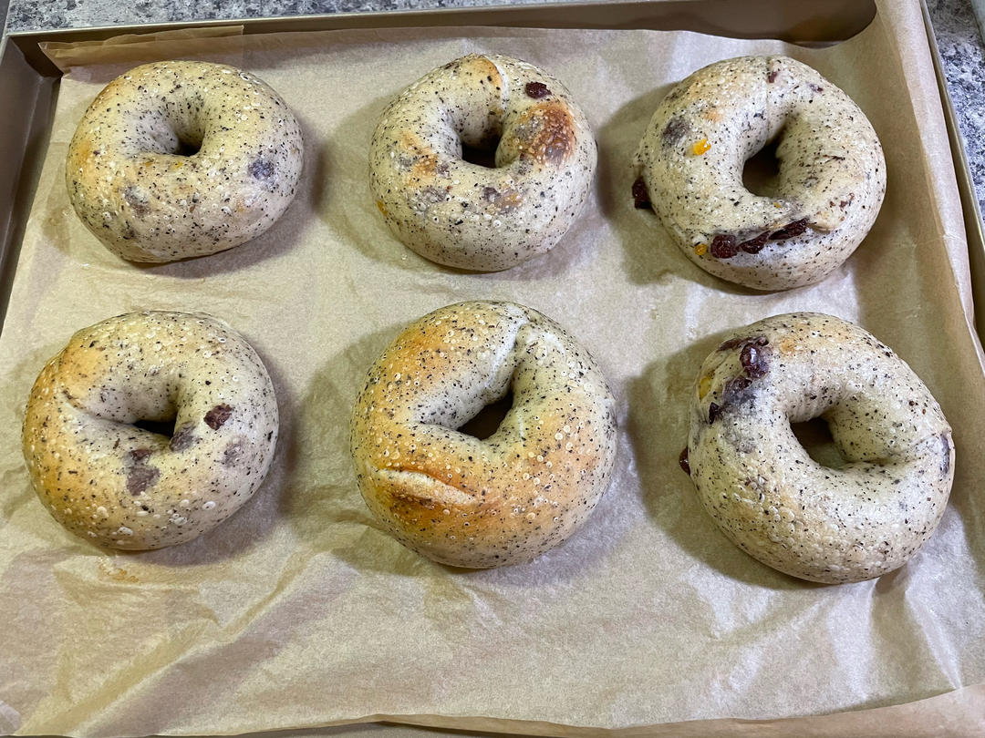 隔夜冷藏发酵版伯爵红茶牛奶贝果