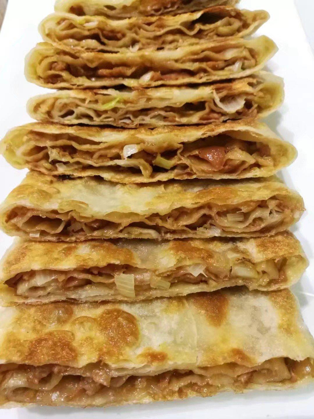 夏天内个吃货做的汤氏猪肉大葱肉饼