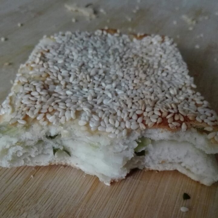 葱香油酥烧饼