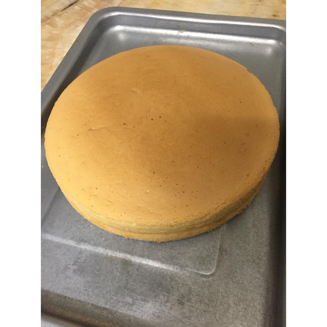 超好记八寸戚风蛋糕（后蛋法）