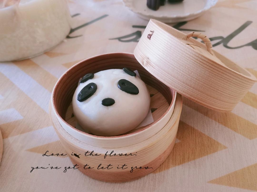 熊猫豆沙包&紫薯包