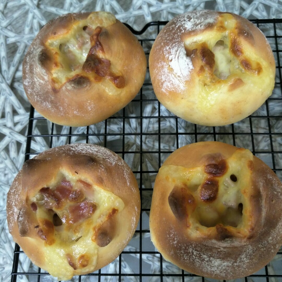 全麦芝士熔岩面包