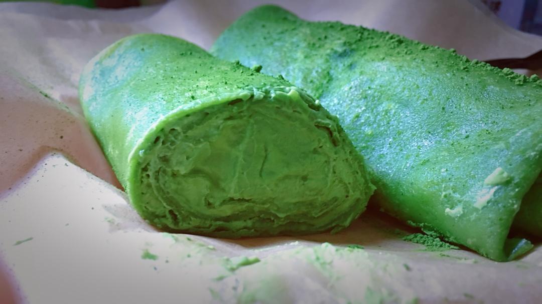 抹茶奶冻毛巾卷【曼食慢语】