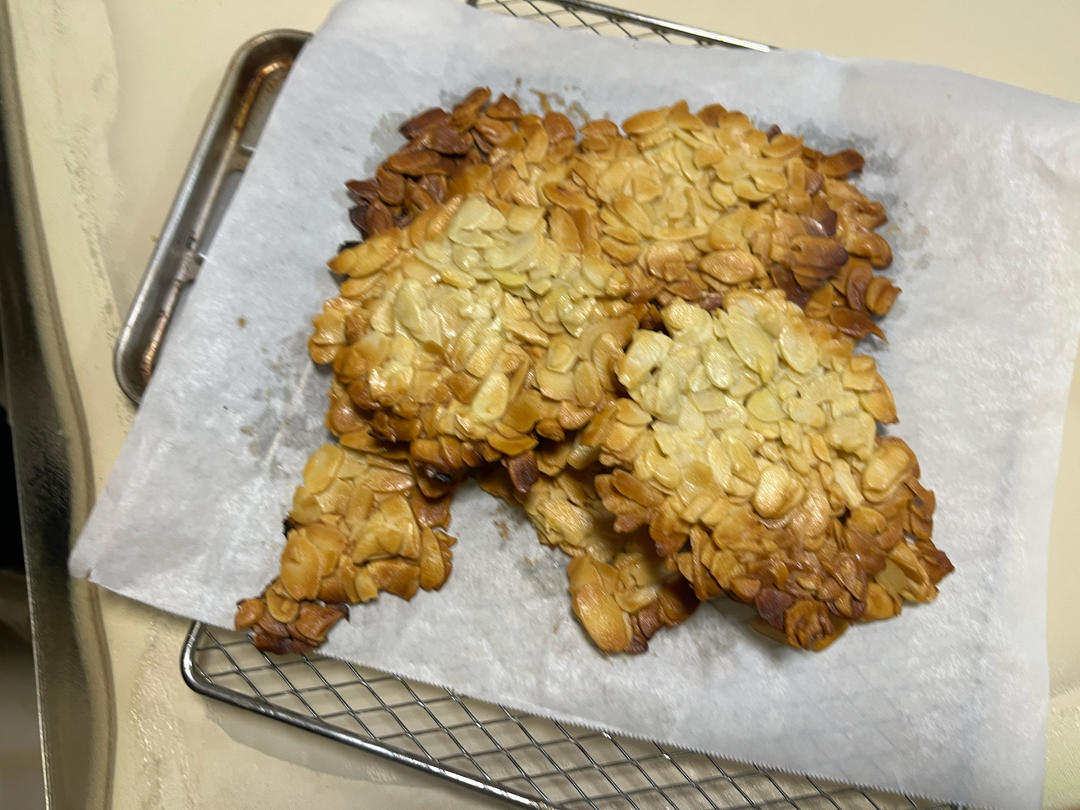 杏仁瓦片酥脆片｜新年零食｜年货必备