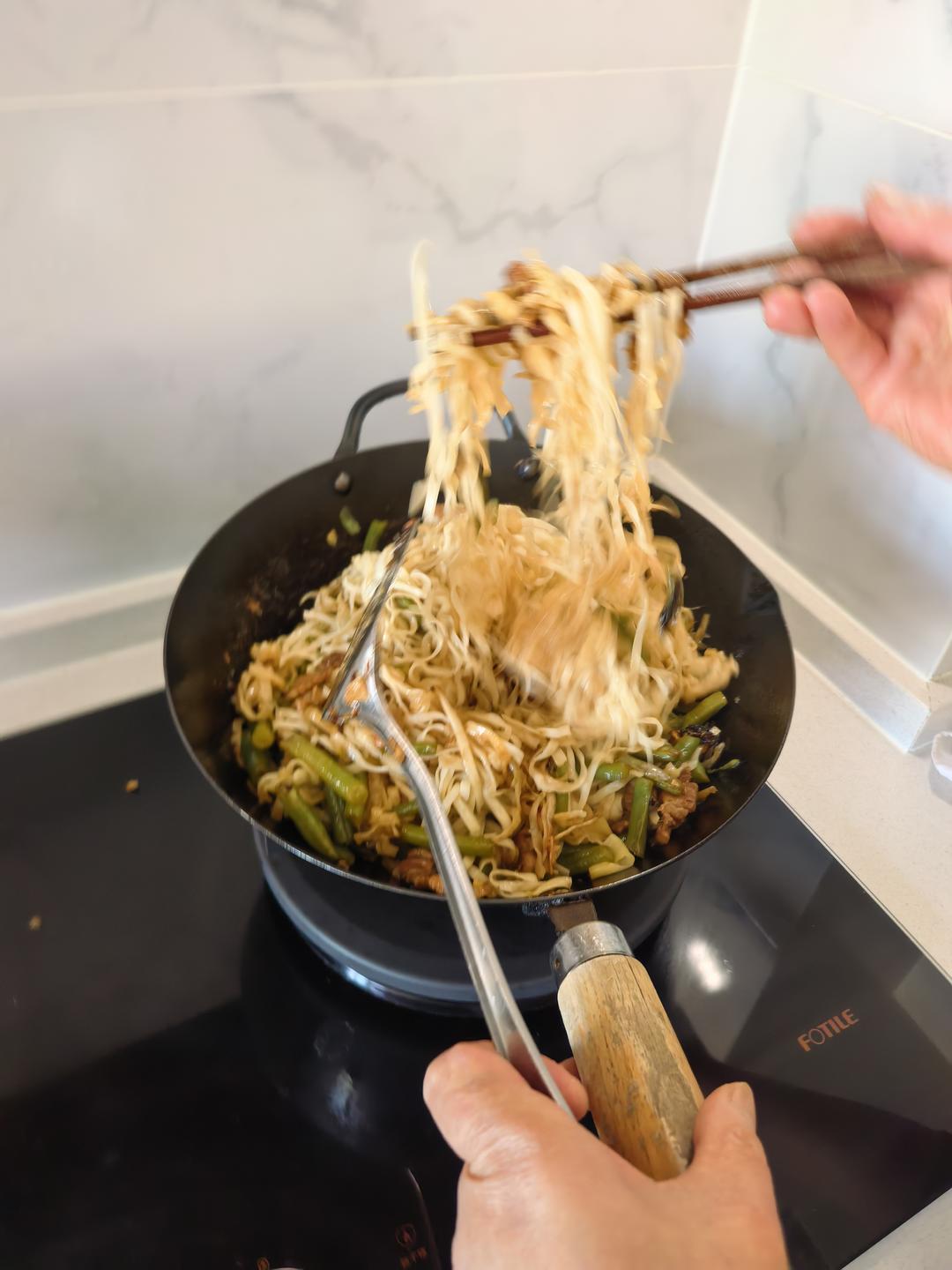 北京家常扁豆面的做法 步骤15